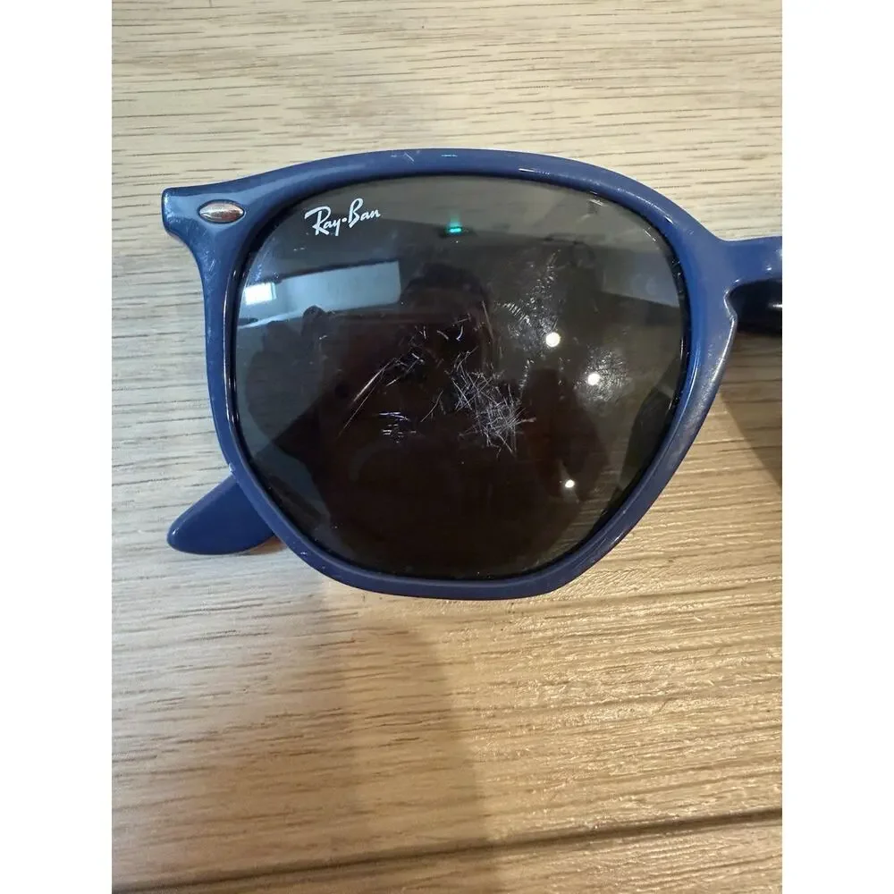 Ray-Ban RB4306-F Polarized Sunglasses Havana Blue Classic Unisex 51mm